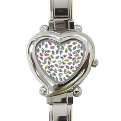 Folding Fan Background Wallpaper Heart Italian Charm Watch