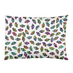 Folding Fan Background Wallpaper Pillow Case