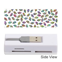 Folding Fan Background Wallpaper Memory Card Reader (stick)