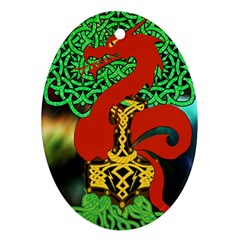 Ragnarok Dragon Monster Ornament (oval)