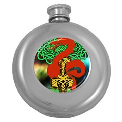 Ragnarok Dragon Monster Round Hip Flask (5 Oz)