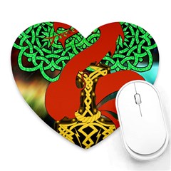 Ragnarok Dragon Monster Heart Mousepads by HermanTelo