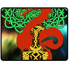 Ragnarok Dragon Monster Fleece Blanket (medium) 