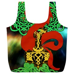 Ragnarok Dragon Monster Full Print Recycle Bag (xl)