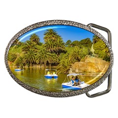 Parque Rodo Park, Montevideo, Uruguay Belt Buckles by dflcprintsclothing