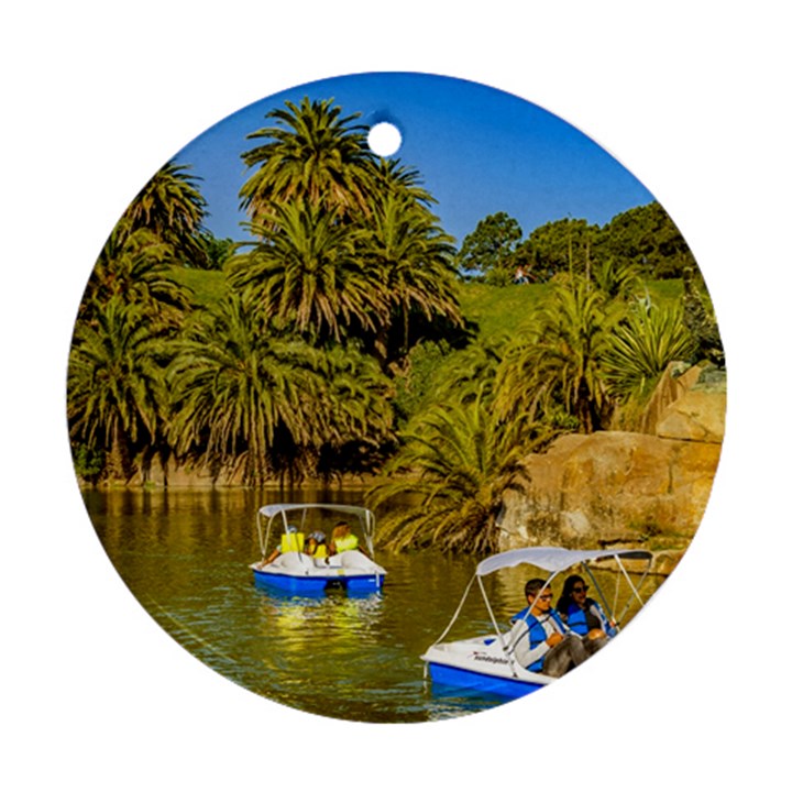 Parque Rodo Park, Montevideo, Uruguay Round Ornament (Two Sides)