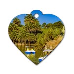 Parque Rodo Park, Montevideo, Uruguay Dog Tag Heart (One Side) Front