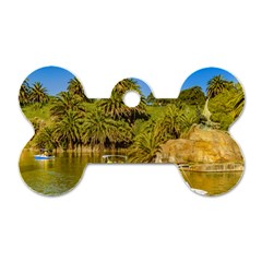 Parque Rodo Park, Montevideo, Uruguay Dog Tag Bone (one Side) by dflcprintsclothing