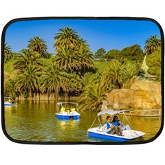 Parque Rodo Park, Montevideo, Uruguay Double Sided Fleece Blanket (mini)  by dflcprintsclothing