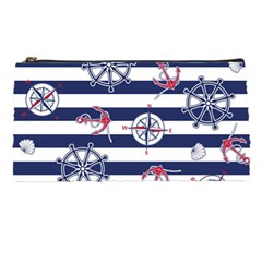 Seamless-marine-pattern Pencil Case by BangZart