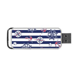 Seamless-marine-pattern Portable Usb Flash (two Sides) by BangZart