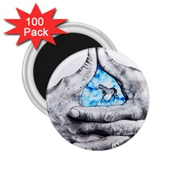 Hands Horse Hand Dream 2 25  Magnets (100 Pack)  by HermanTelo