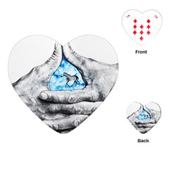 Hands Horse Hand Dream Playing Cards Single Design (heart)