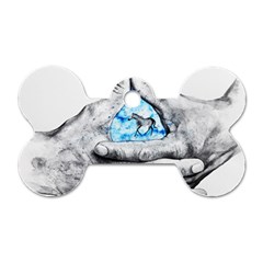 Hands Horse Hand Dream Dog Tag Bone (one Side)