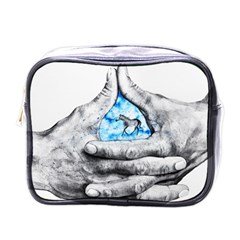 Hands Horse Hand Dream Mini Toiletries Bag (one Side) by HermanTelo