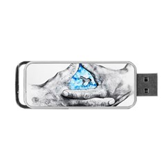 Hands Horse Hand Dream Portable Usb Flash (two Sides) by HermanTelo