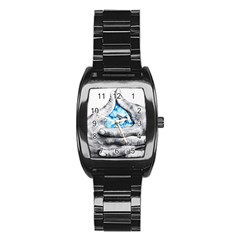 Hands Horse Hand Dream Stainless Steel Barrel Watch by HermanTelo