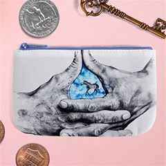 Hands Horse Hand Dream Large Coin Purse