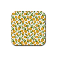 Pineapples Rubber Coaster (square) 