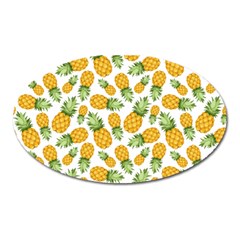 Pineapples Oval Magnet