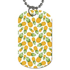 Pineapples Dog Tag (two Sides) by goljakoff