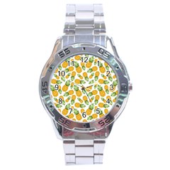 Pineapples Stainless Steel Analogue Watch