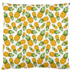 Pineapples Large Flano Cushion Case (two Sides)