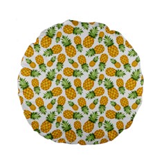 Pineapples Standard 15  Premium Flano Round Cushions