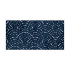 Blue Sashiko Pattern Yoga Headband