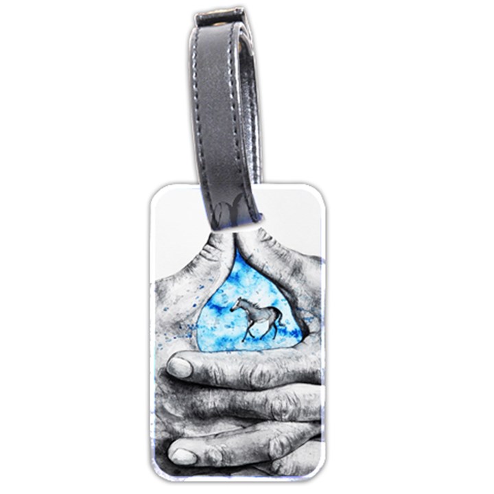 Hands Horse Hand Dream Luggage Tag (two sides)