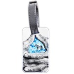 Hands Horse Hand Dream Luggage Tag (two sides) Back