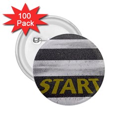 Asphalt Begin Bright Expectation 2 25  Buttons (100 Pack)  by HermanTelo