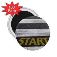 Asphalt Begin Bright Expectation 2 25  Magnets (100 Pack)  by HermanTelo