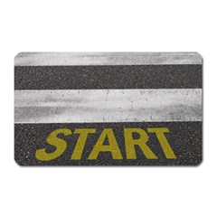 Asphalt Begin Bright Expectation Magnet (rectangular) by HermanTelo