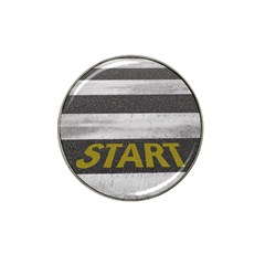 Asphalt Begin Bright Expectation Hat Clip Ball Marker by HermanTelo