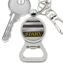 Asphalt Begin Bright Expectation Bottle Opener Key Chain