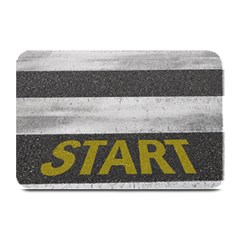 Asphalt Begin Bright Expectation Plate Mats by HermanTelo