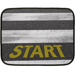 Asphalt Begin Bright Expectation Double Sided Fleece Blanket (mini)  by HermanTelo