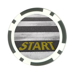 Asphalt Begin Bright Expectation Poker Chip Card Guard (10 Pack)