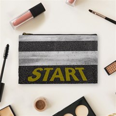 Asphalt Begin Bright Expectation Cosmetic Bag (medium) by HermanTelo