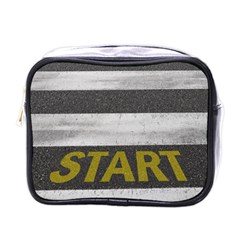 Asphalt Begin Bright Expectation Mini Toiletries Bag (one Side)