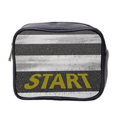 Asphalt Begin Bright Expectation Mini Toiletries Bag (two Sides) by HermanTelo