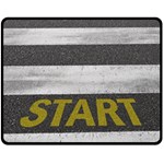 Asphalt Begin Bright Expectation Fleece Blanket (Medium)  60 x50  Blanket Front