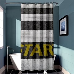 Asphalt Begin Bright Expectation Shower Curtain 36  X 72  (stall)  by HermanTelo