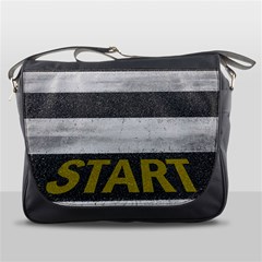 Asphalt Begin Bright Expectation Messenger Bag by HermanTelo