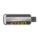 Asphalt Begin Bright Expectation Portable USB Flash (Two Sides) Front