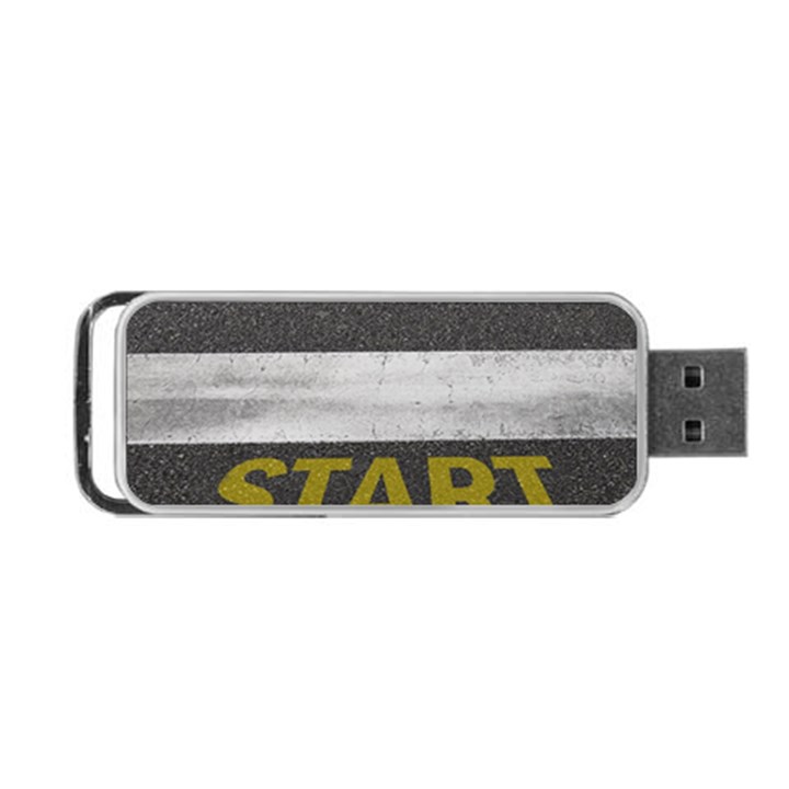 Asphalt Begin Bright Expectation Portable USB Flash (Two Sides)