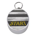 Asphalt Begin Bright Expectation Mini Silver Compasses Front