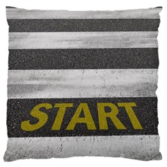 Asphalt Begin Bright Expectation Standard Flano Cushion Case (two Sides) by HermanTelo