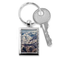 Andes Mountains Aerial View, Chile Key Chain (rectangle) by dflcprintsclothing